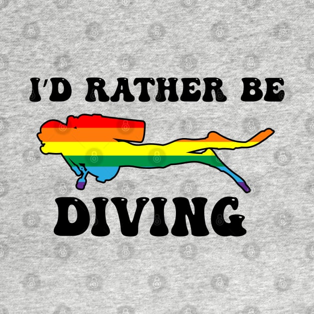 I'd Rather Be Diving: Gay Pride by ziafrazier